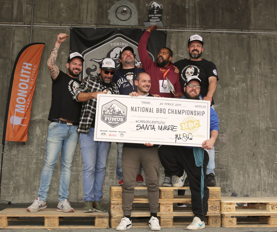 Extra overall - 3º posto: 039 - 1º posto: Santa Muerte - 2º posto: I luna Pork