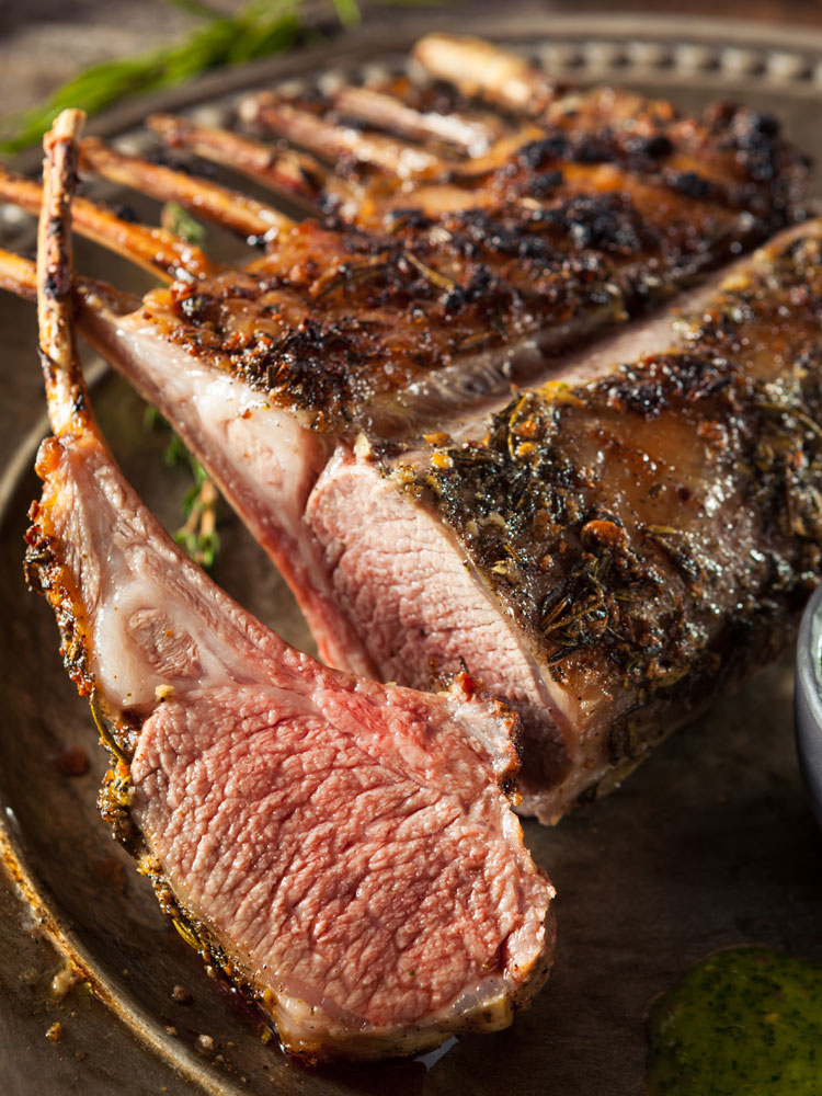 Ricetta per Carré di agnello piccante alla senape